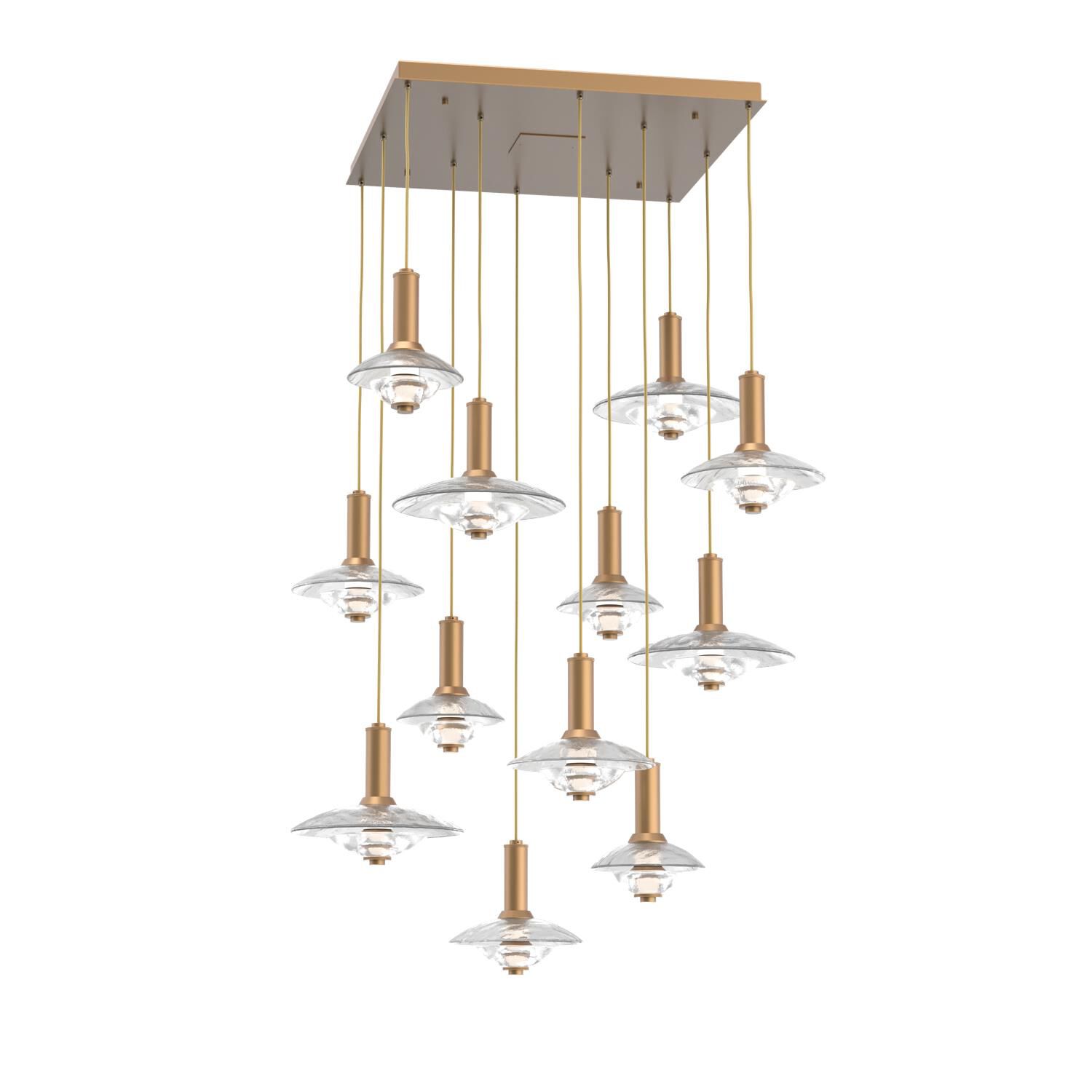 Levi Wilson Cirrus 44 Inch Multi Light Pendant by Hammerton Studio