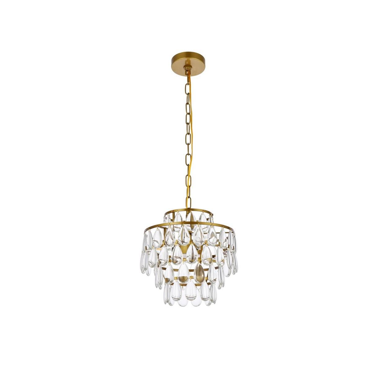 Mila 12 Inch Mini Pendant by Elegant Lighting
