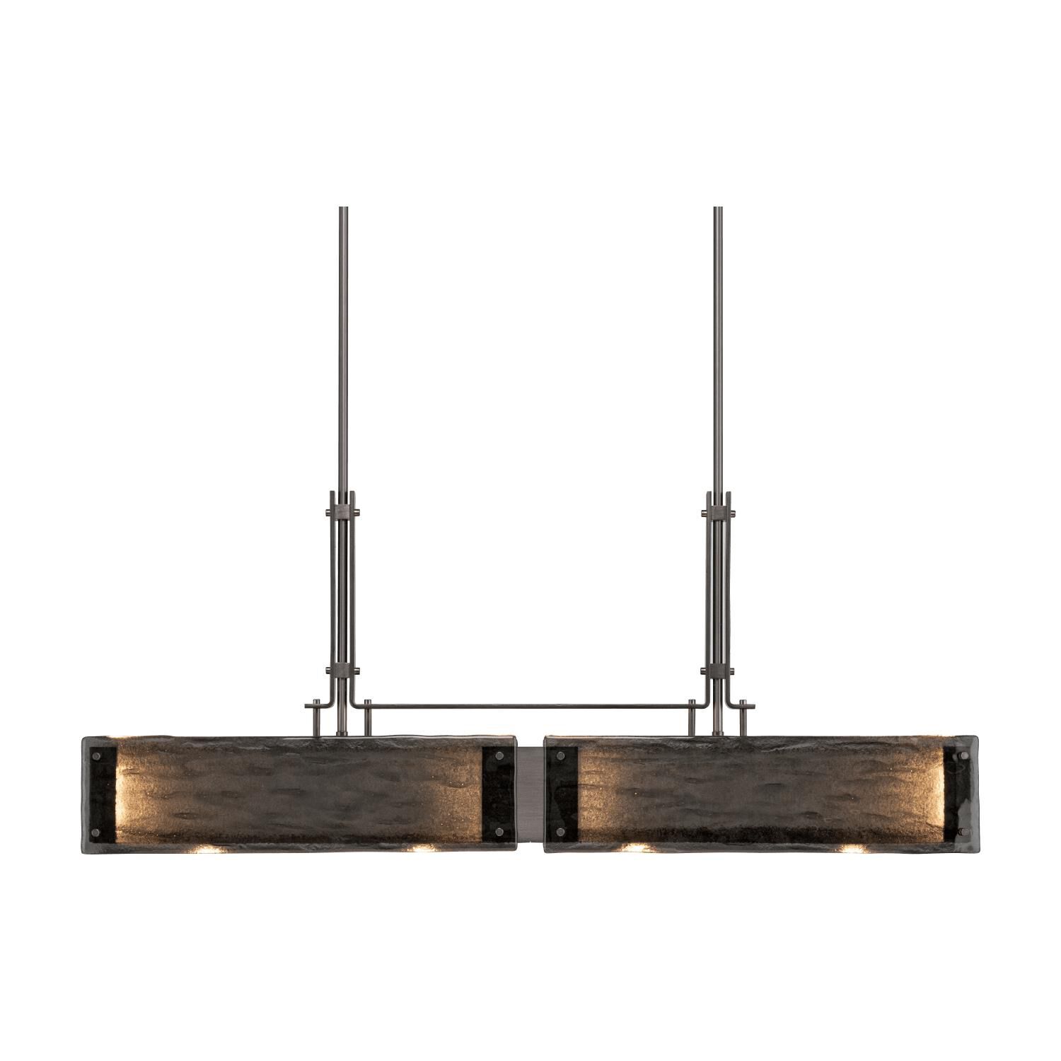 Shown in Graphite finish and Smoke Granite glass