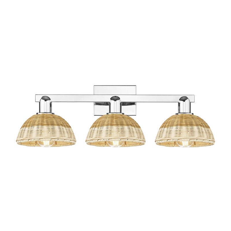 Bruno Marashlian Natural Ballston Dome 26 Inch Bath Vanity Light by Innovations Lighting