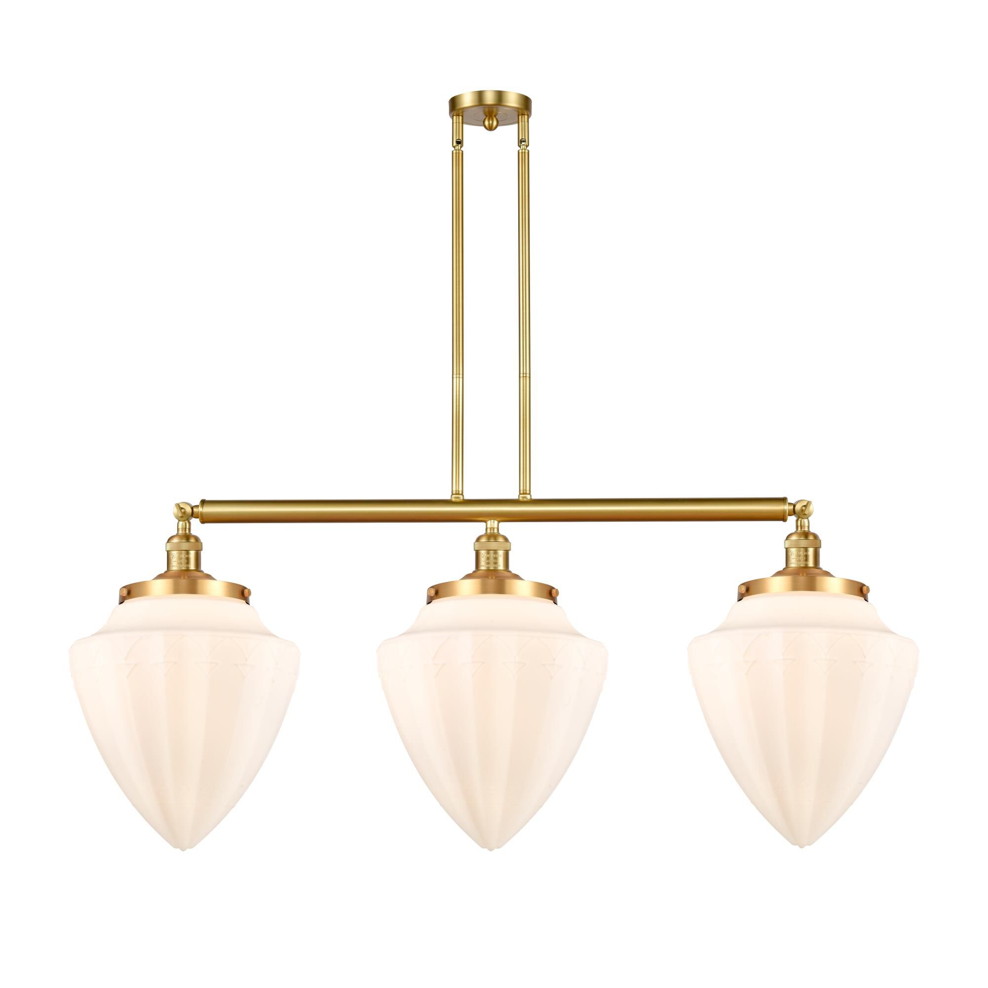 Bruno Marashlian Bullet 40 Inch 3 Light Linear Suspension Light by Innovations Lighting