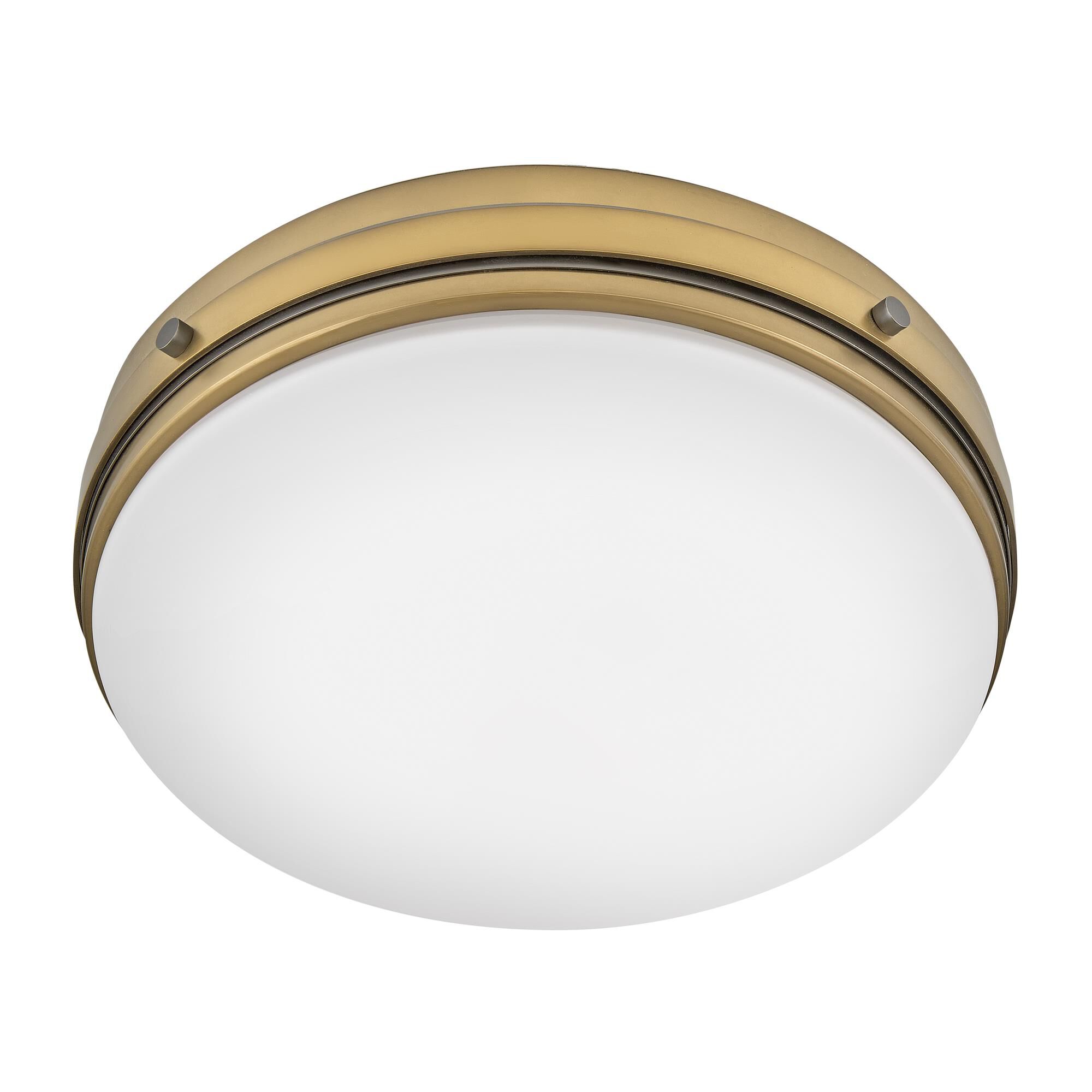 Shown in Heritage Brass finish and Etched Opal glass and Black Oxide accent