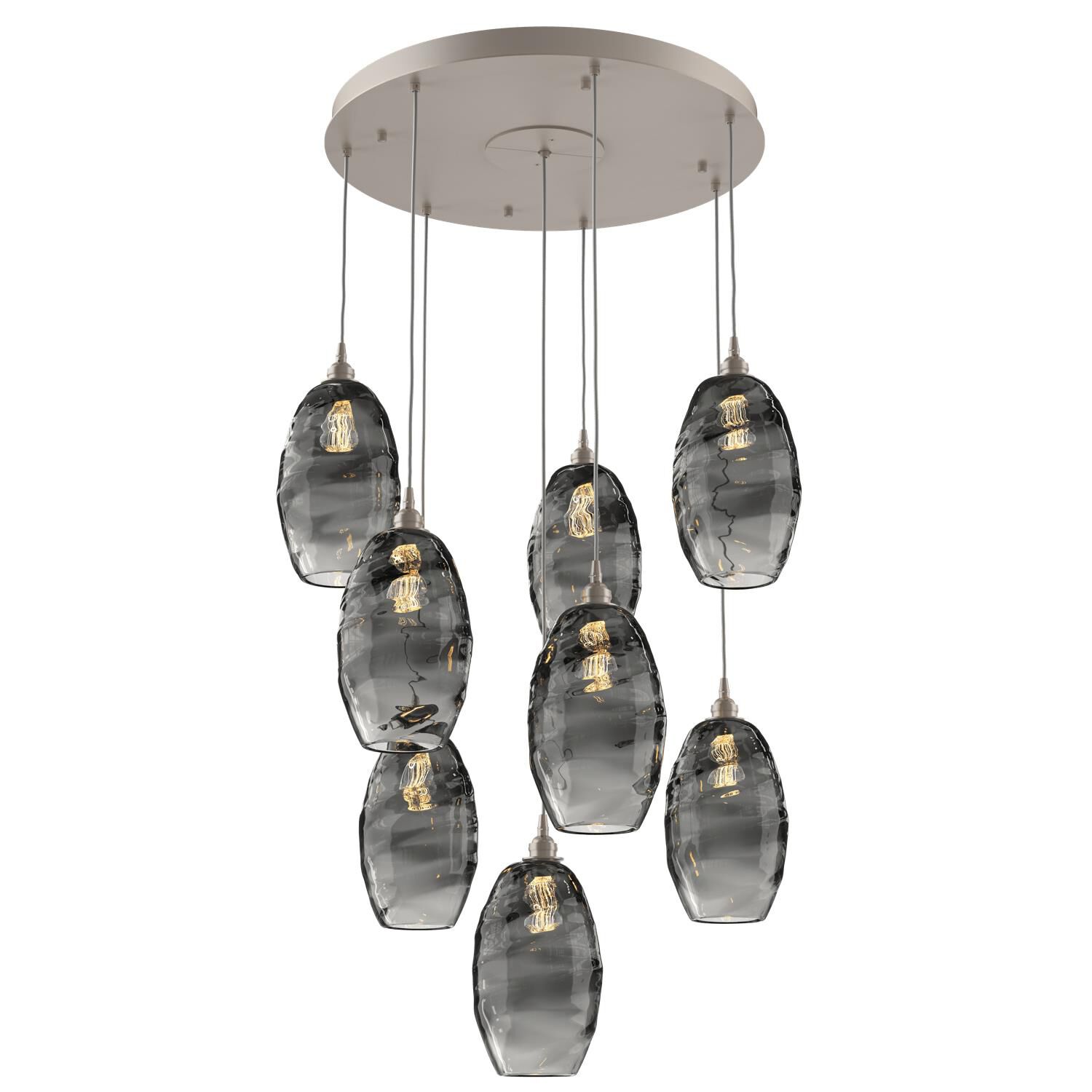 Shown in Metallic Beige Silver finish and Optic Smoke glass