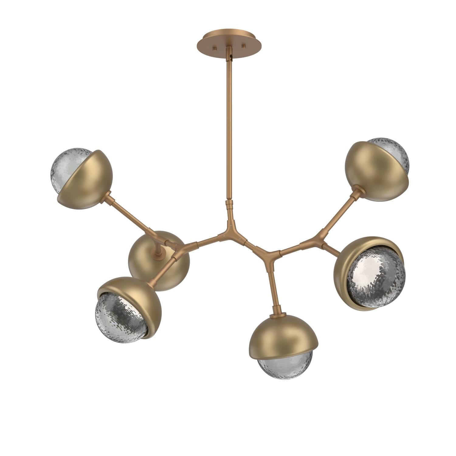 Levi Wilson Cabochon 31 Inch Linear Suspension Light by Hammerton Studio