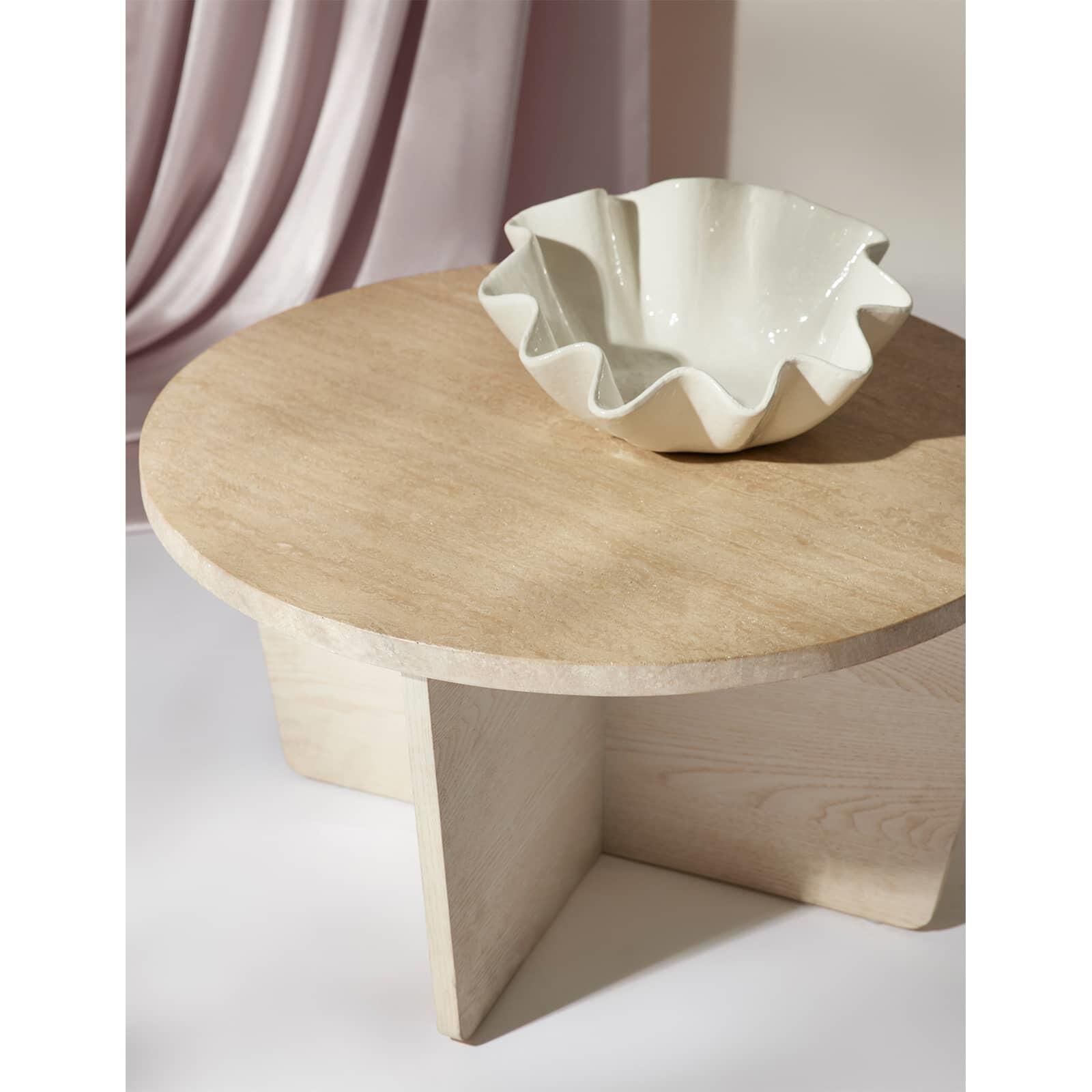 Ruffle 14 Inch Bowl by Regina Andrew