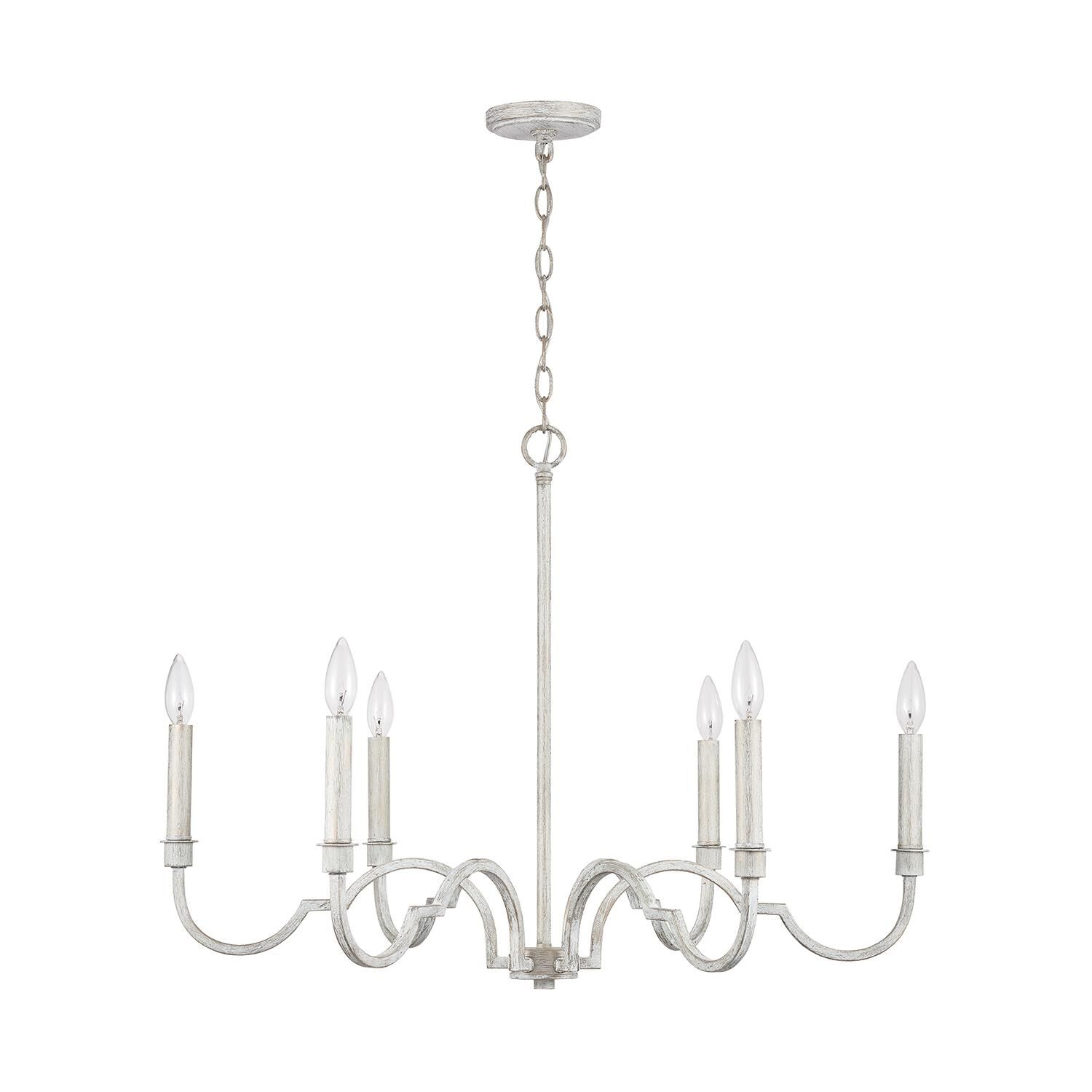 Demi 32 Inch 6 Light Chandelier by Capital Lighting Fixture Company