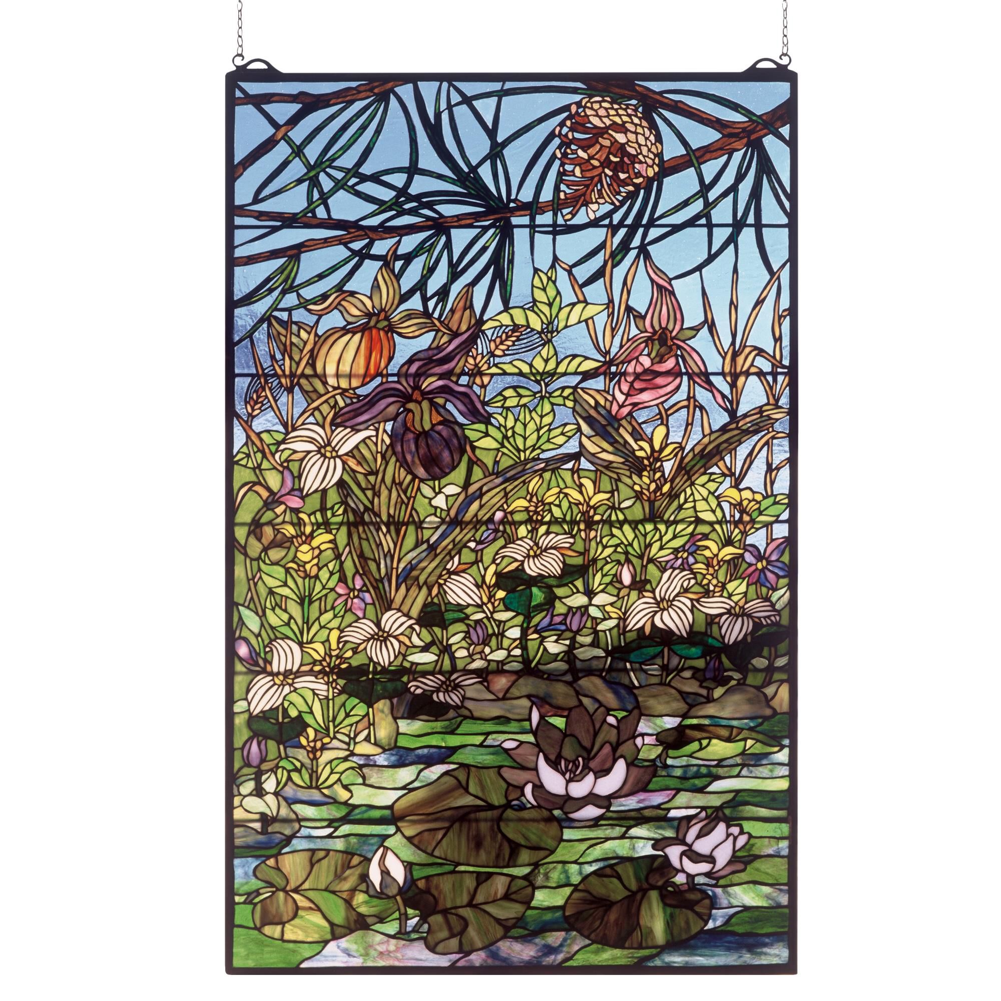 Woodland Lilypond Alternative Wall Art by Meyda Lighting