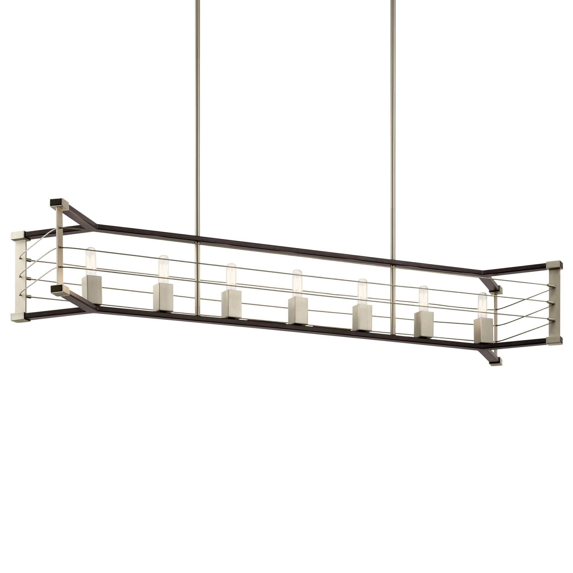 Lente 54 Inch 7 Light Linear Suspension Light by Kichler Lighting