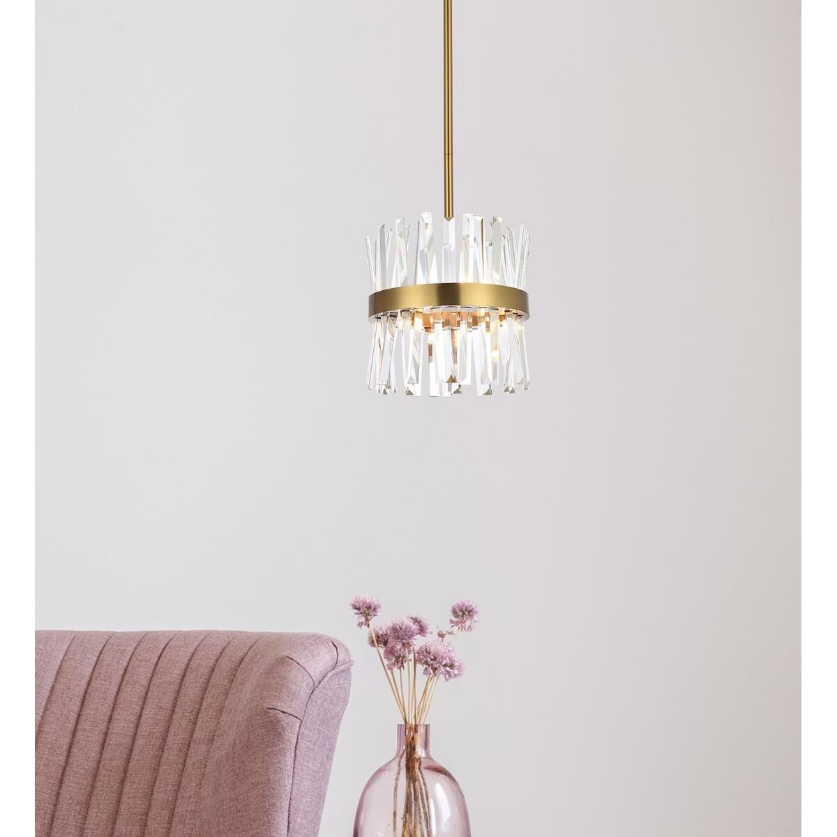 Serephina 12 Inch Mini Pendant by Elegant Lighting