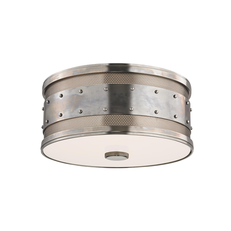 Gaines 12 Inch 2 Light Flush Mount by Hudson Valley Lighting