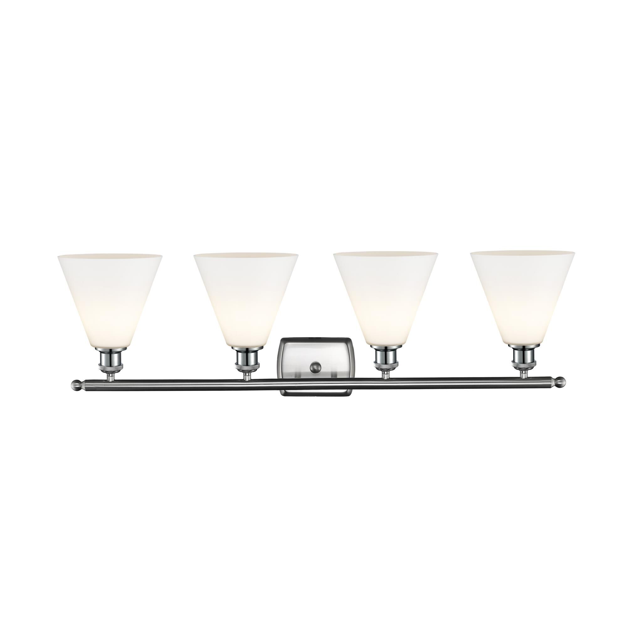 Bruno Marashlian Ballston Cone 38 Inch 4 Light Bath Vanity Light by Innovations Lighting
