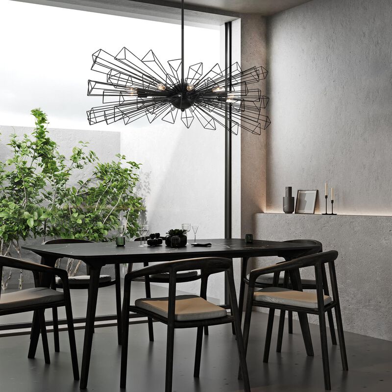 Dendelio Medium Linear Chandelier by Eurofase Lighting