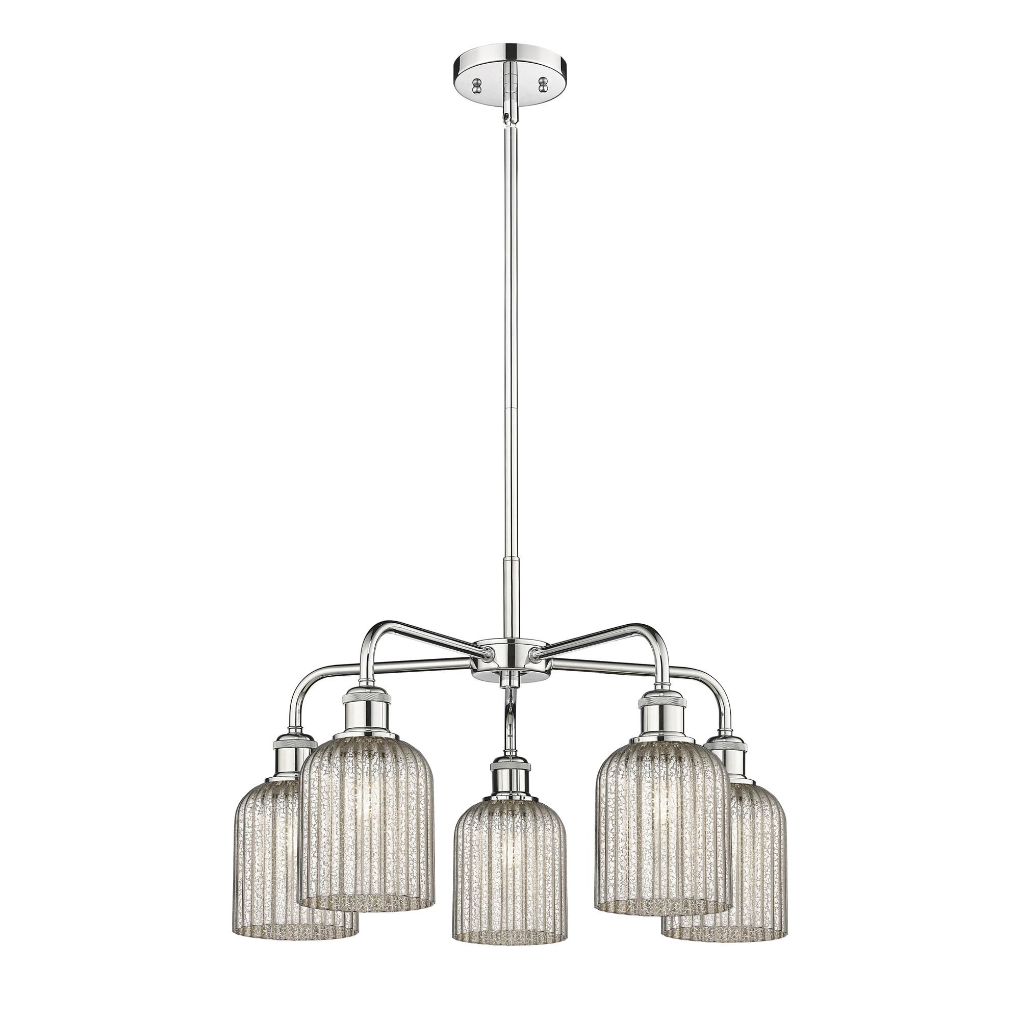 Shown in Polished Chrome finish and Mercury shade