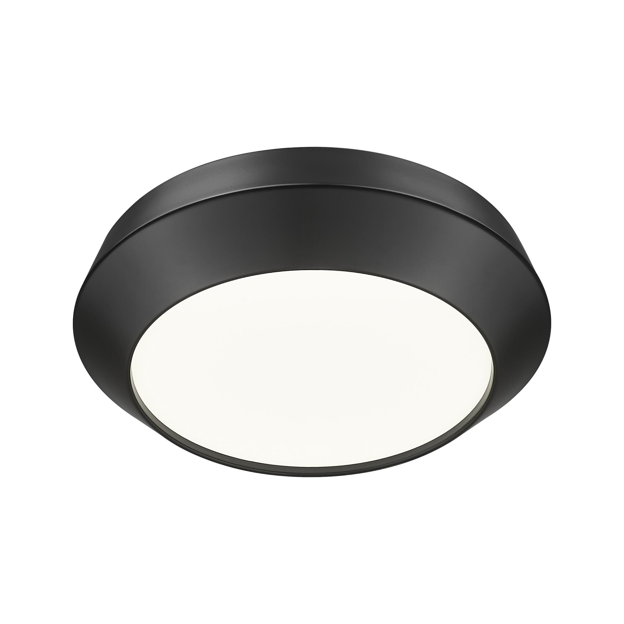 Shown in Matte Black finish and White glass