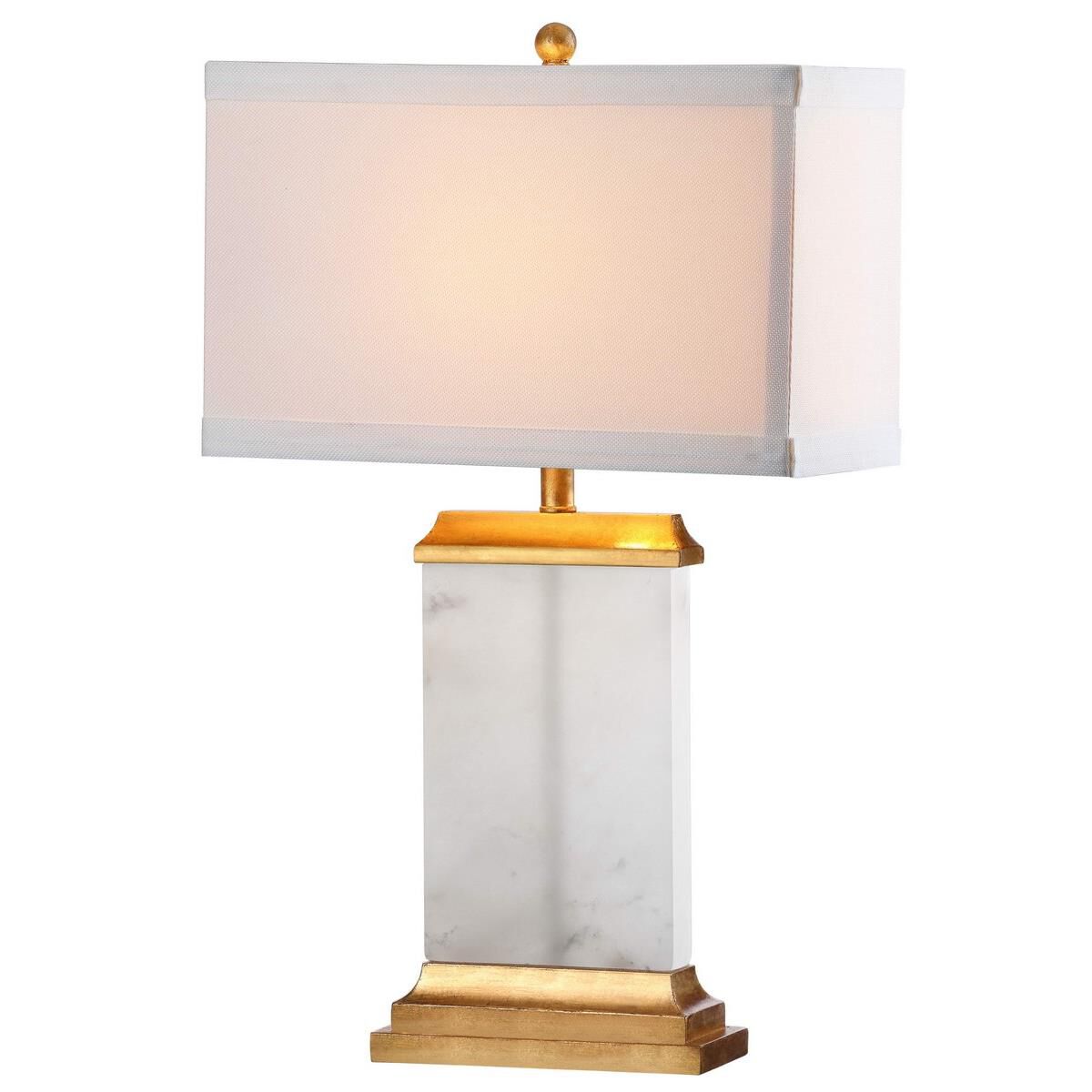 Delilah Alabaster 25 Inch Table Lamp by Safavieh