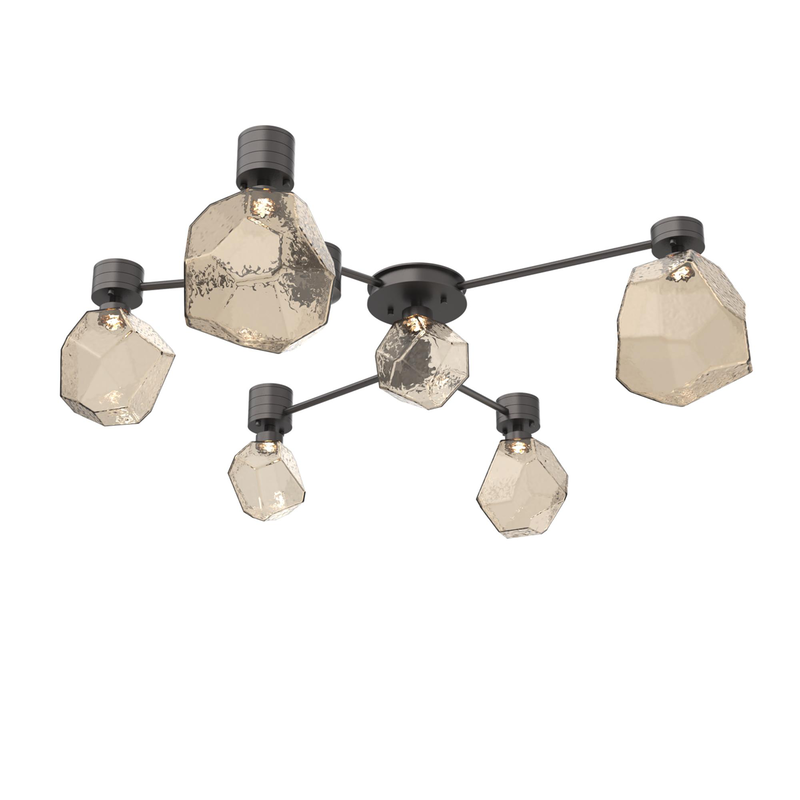 Levi Wilson Gem 38 Inch Semi Flush Mount by Hammerton Studio