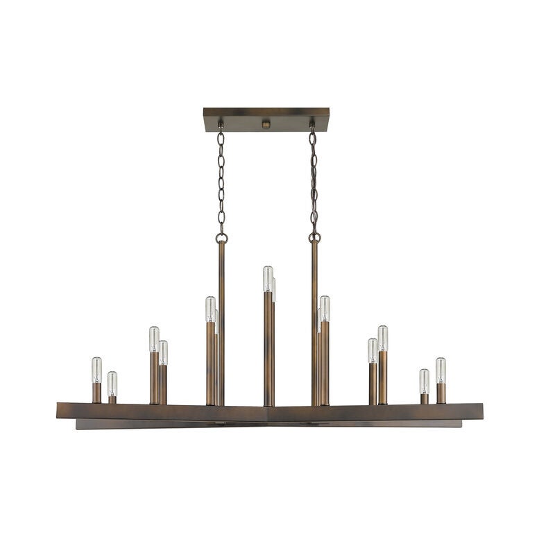 Fallon 42 Inch 14 Light Linear Suspension Light by Acclaim Lighting