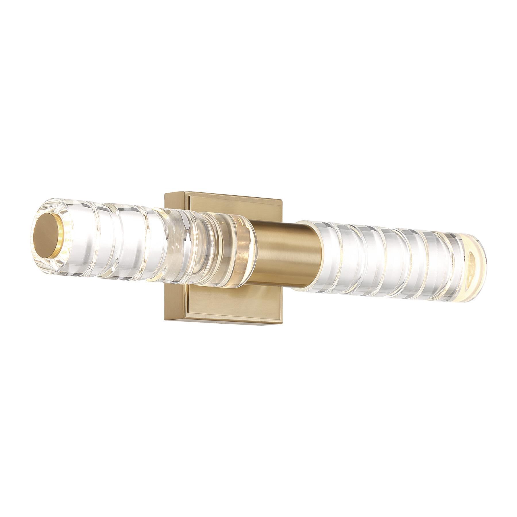 Shown in Noble Brass finish and K9 crystal and K9 Crystal glass