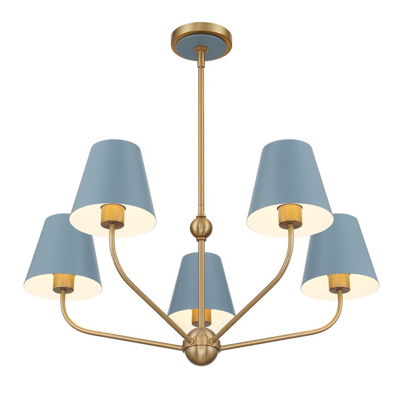 Xavier 28 Inch Chandelier by Crystorama