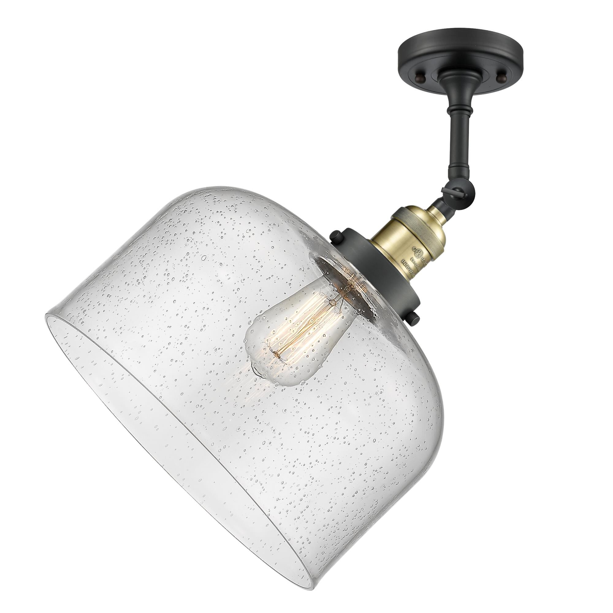 Bruno Marashlian Bell 12 Inch 1 Light Semi Flush Mount by Innovations Lighting