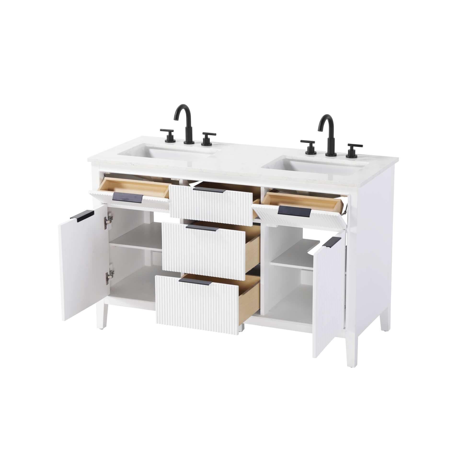 Langston 54 Inch Bath Vanity by Elegant Decor
