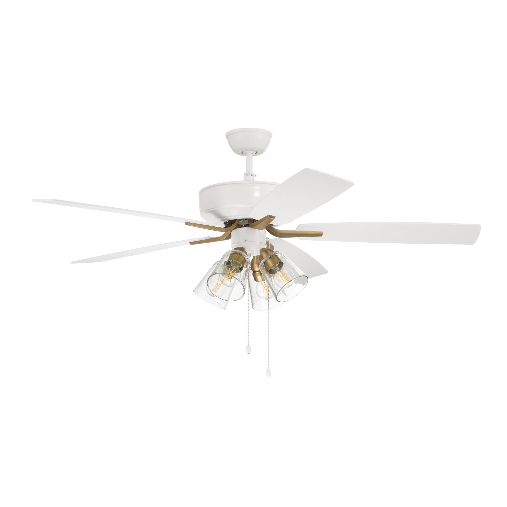 Pro Plus Fan 52 Inch Ceiling Fan with Light Kit by Craftmade