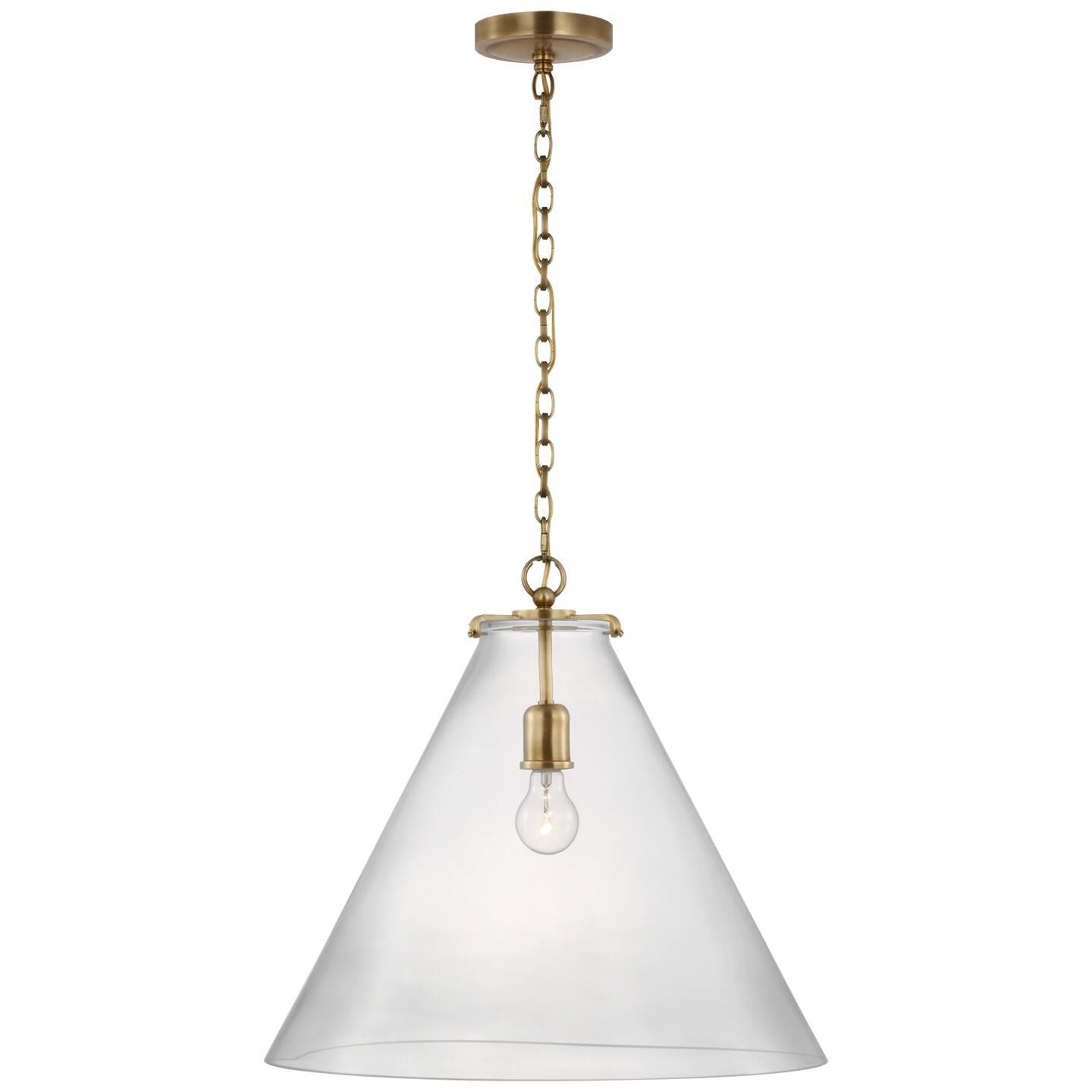 Visual Comfort Signature Collection Thomas O'Brien Katie 20 Inch LED Large Pendant