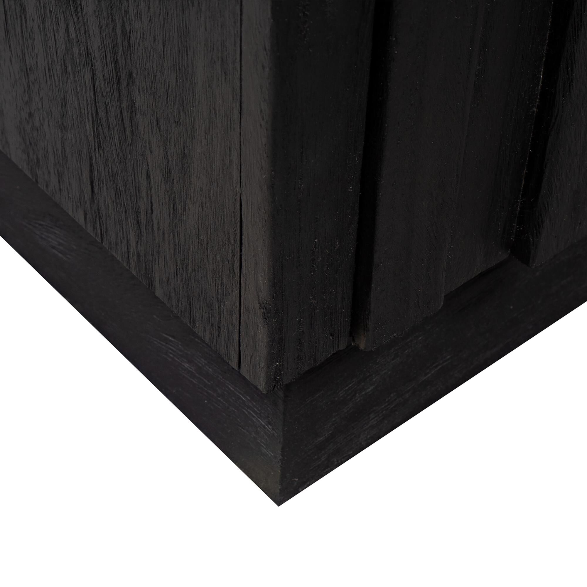 Shown in Shou Sugi Ban finish