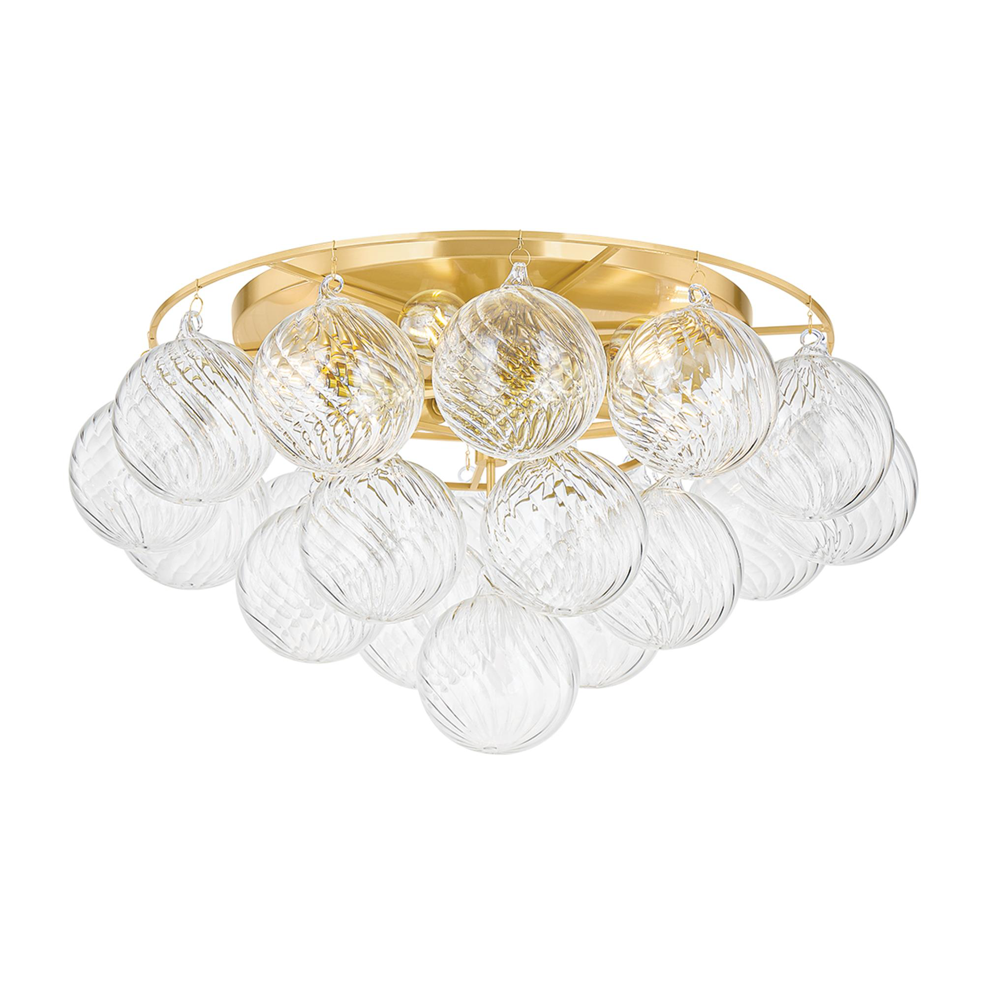 Megan Molten Mimi 22 Inch 6 Light Flush Mount,