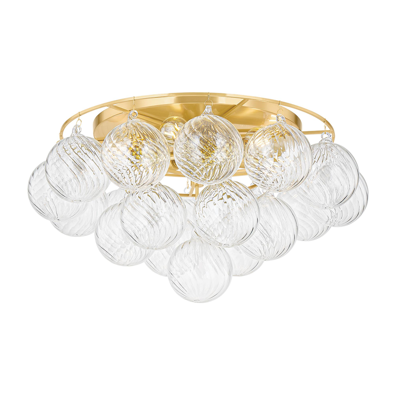 Megan Molten Mimi 22 Inch 6 Light Flush Mount by Mitzi