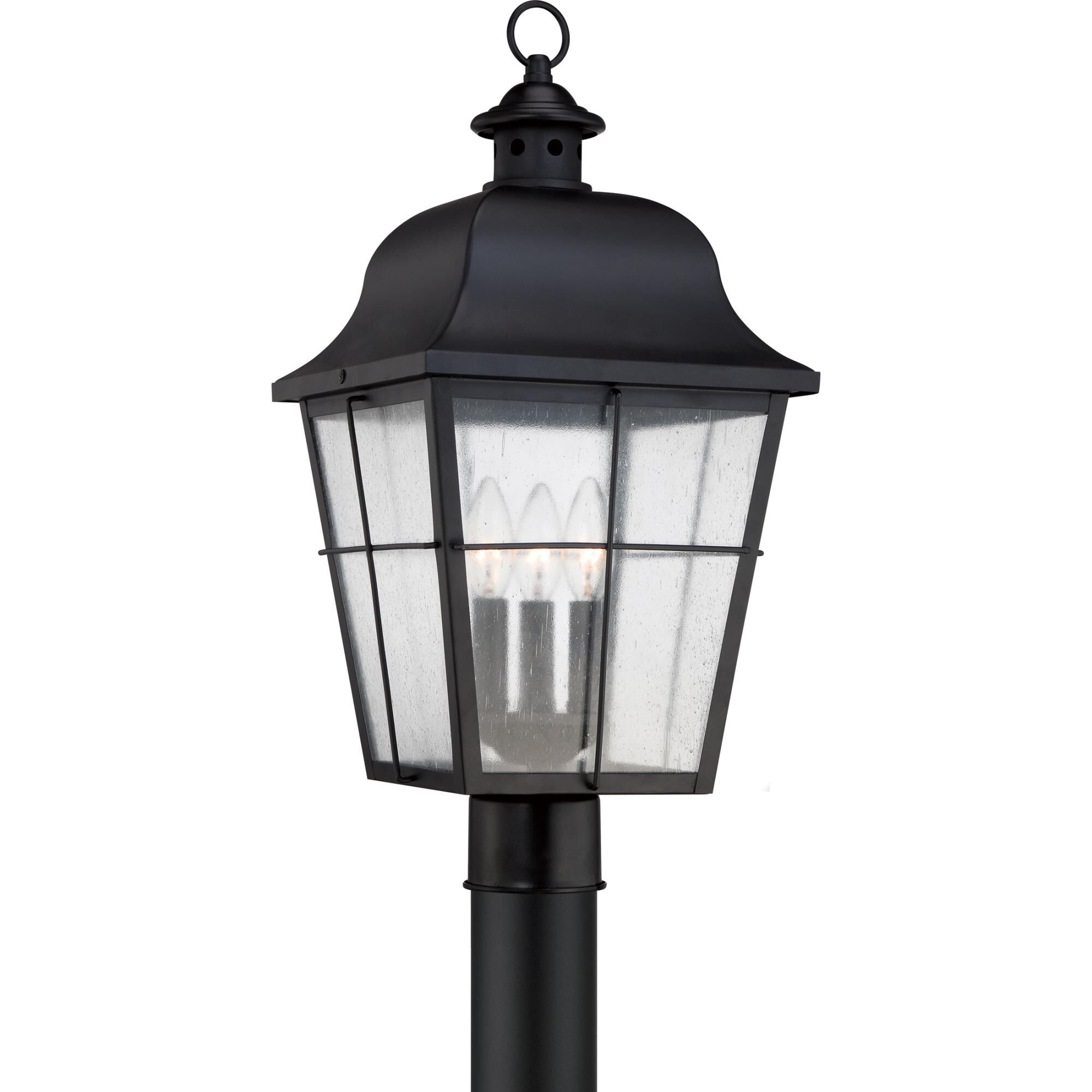 Millhouse 21 Inch Tall 3 Light Outdoor Post Lamp by Quoizel