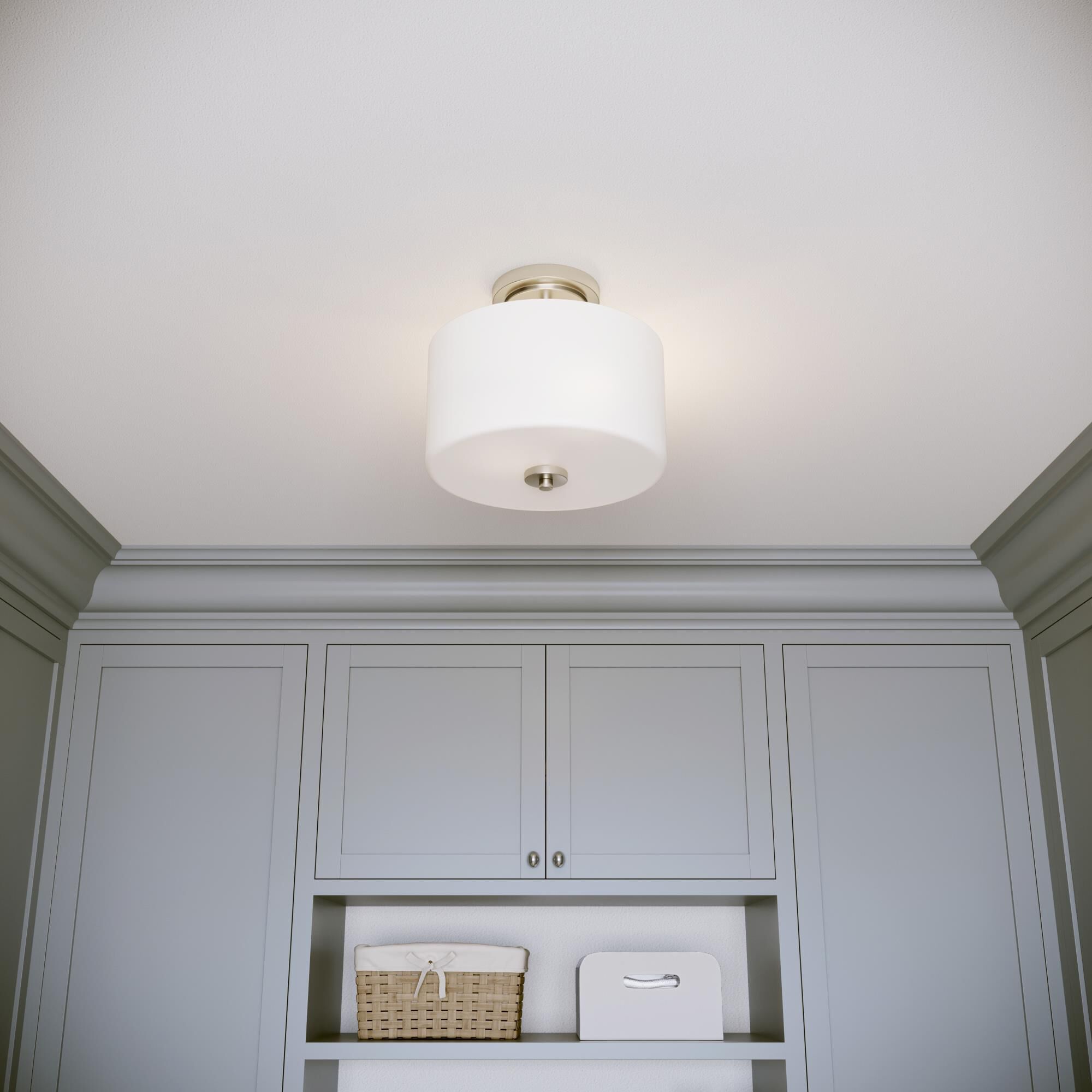 Verlana 11 Inch Semi Flush Mount by Millenium Lighting