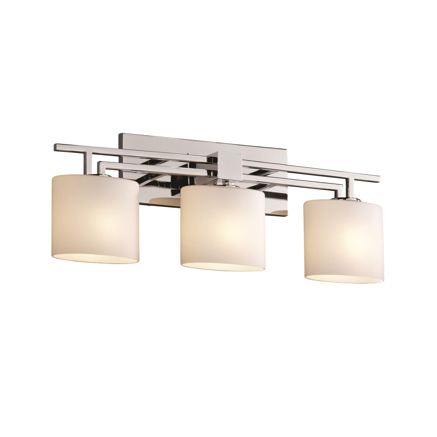 Shown in Polished Chrome finish and Artisan glass and Opal shade and Oval accent