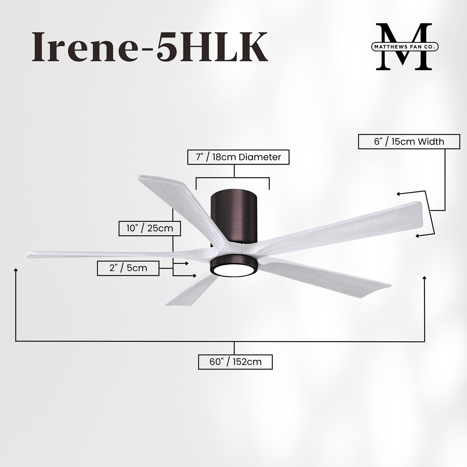 Shown in Brushed Bronze finish