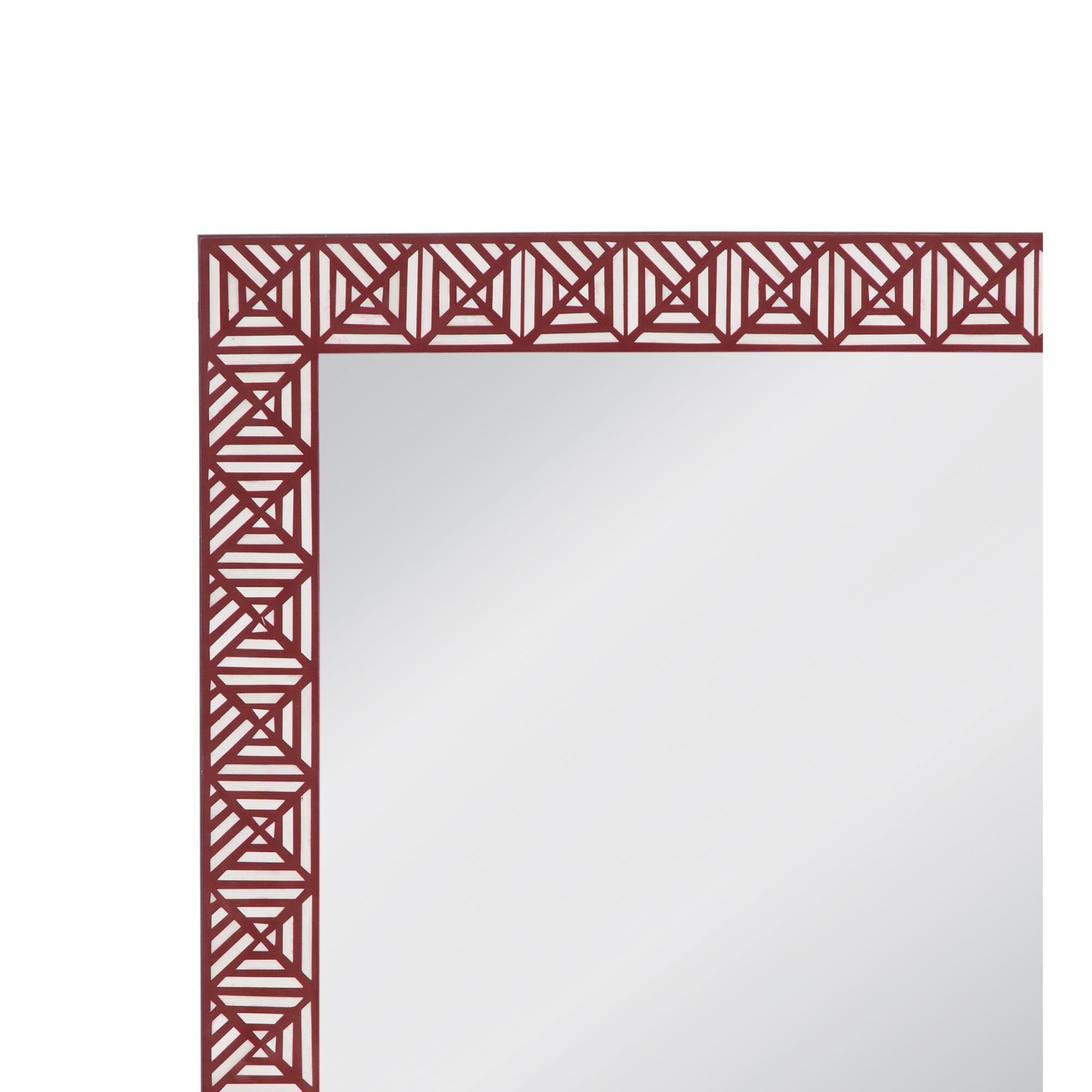 Rouge 36 Inch Decorative Mirror by Bassett Mirror Company