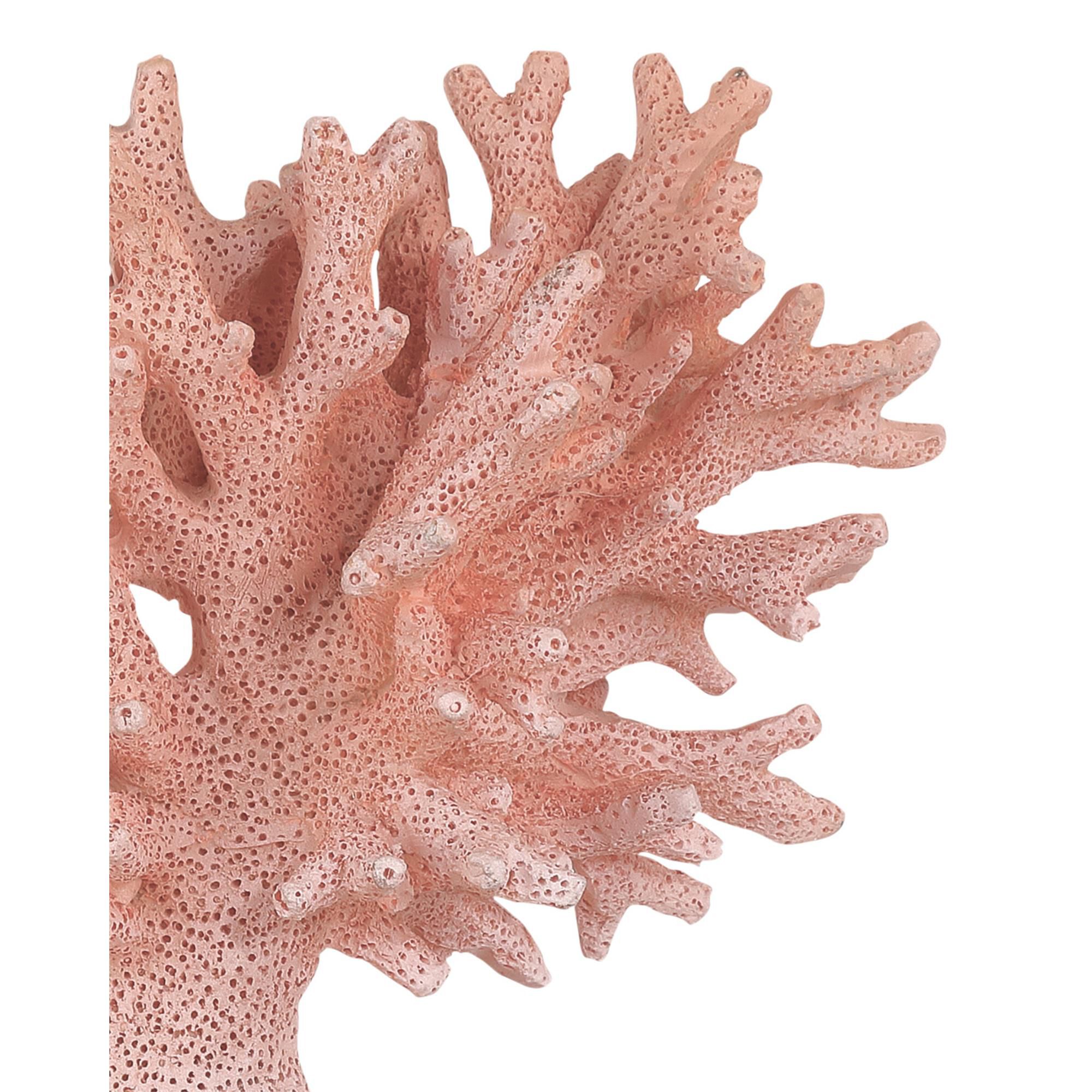 Coral Figurine Set of 2,