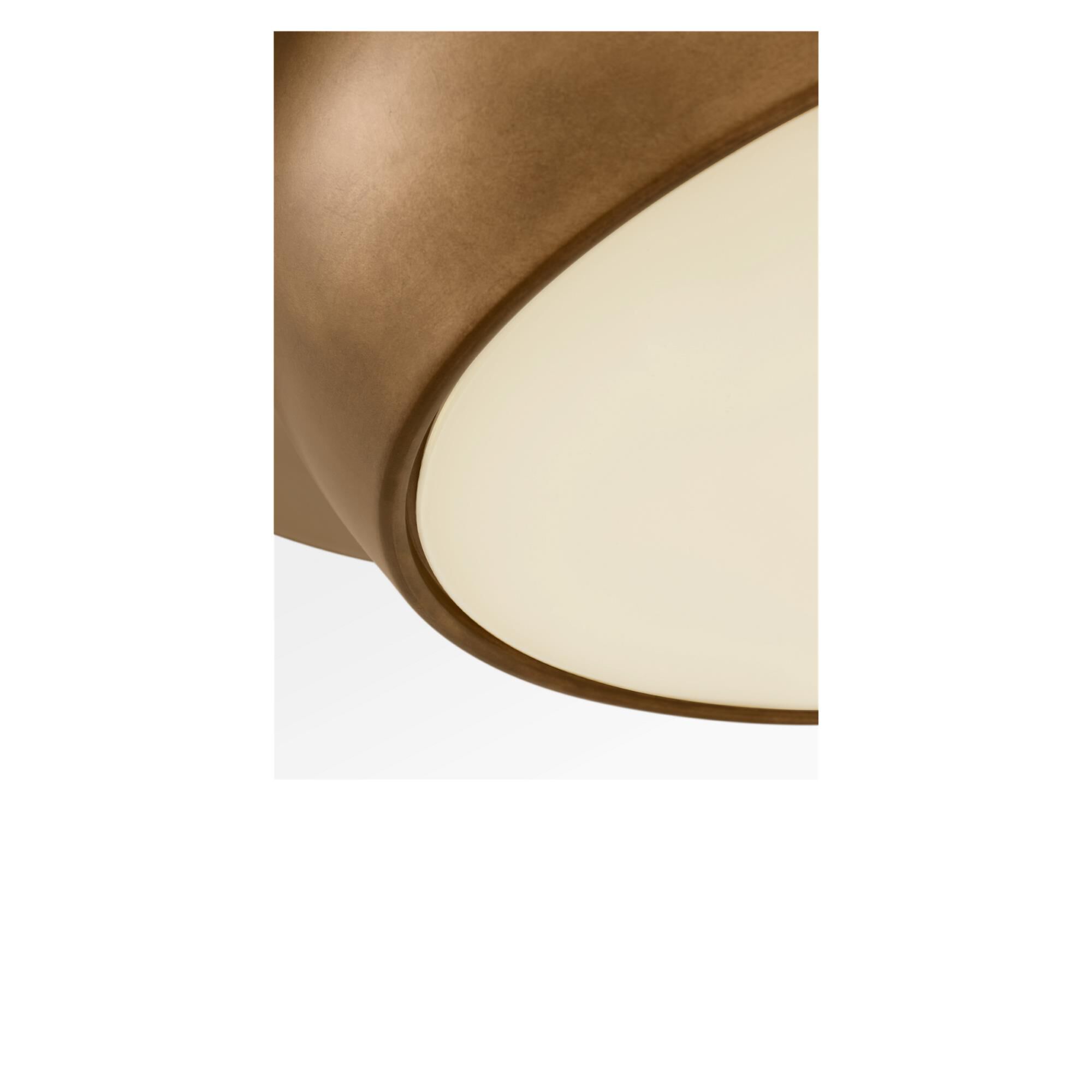 Shown in Vintage Gild finish and Silk Print Inside, Clear Outside Tempered glass