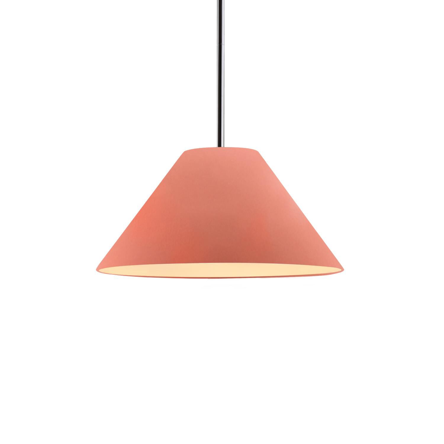 Shown in Polished Chrome finish and Gloss Blush shade