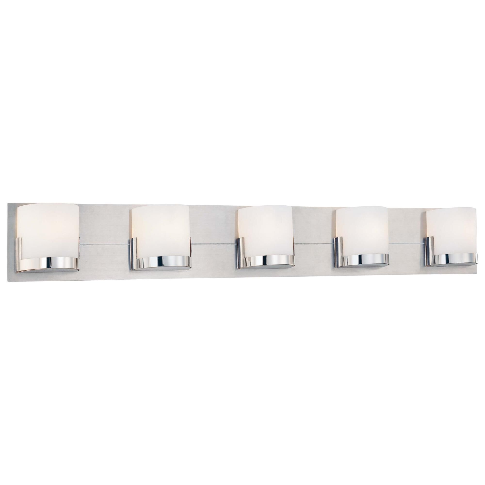 Convex 36 Inch 5 Light Bath Vanity Light by Kovacs