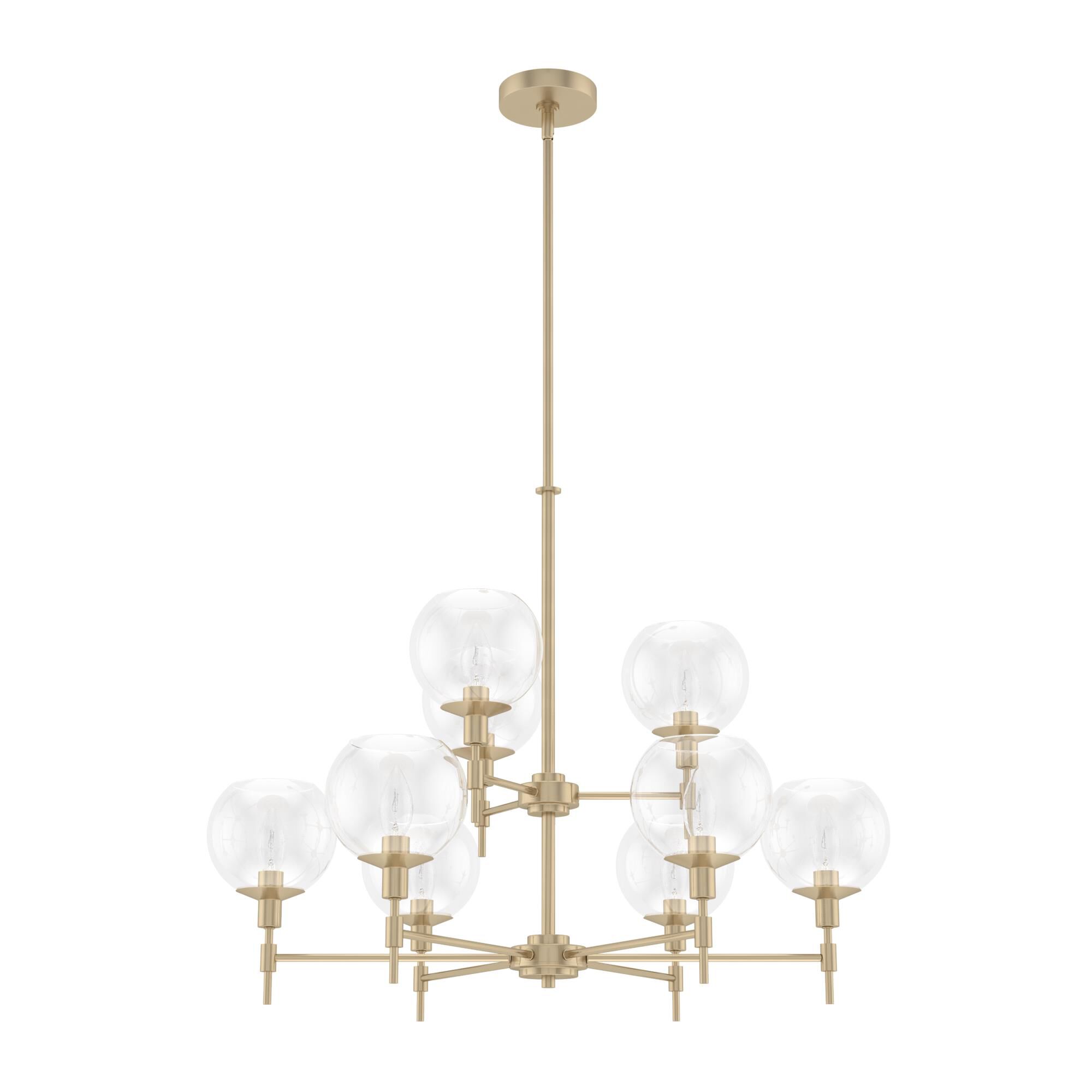 Xidane 32 Inch 9 Light Chandelier by Hunter Fan