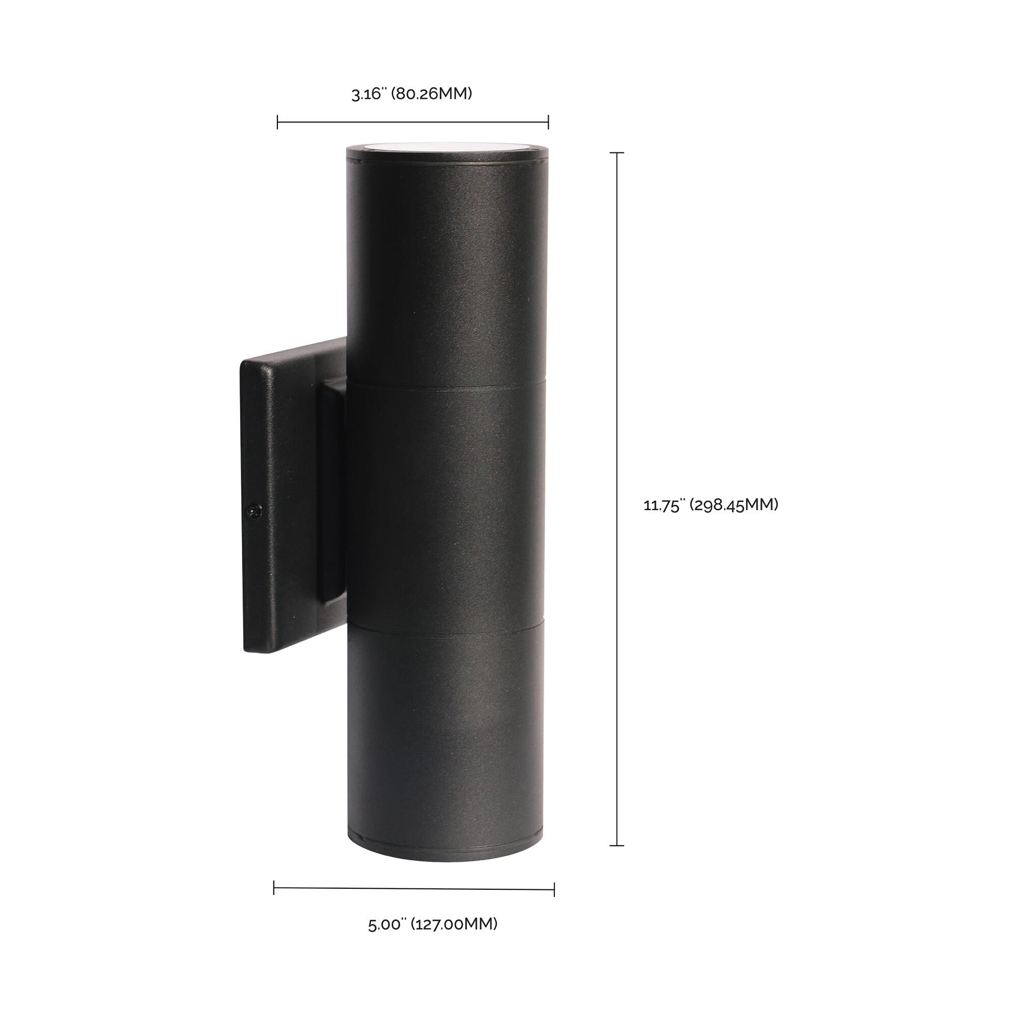 11 Inch Tall 2 Light LED Outdoor Wall Light by Nuvo Lighting