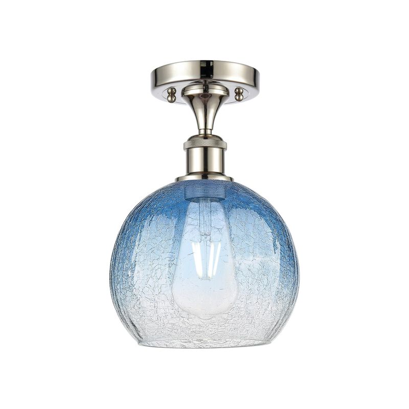 Bruno Marashlian Brookhaven Globe 8 Inch Semi Flush Mount by Innovations Lighting