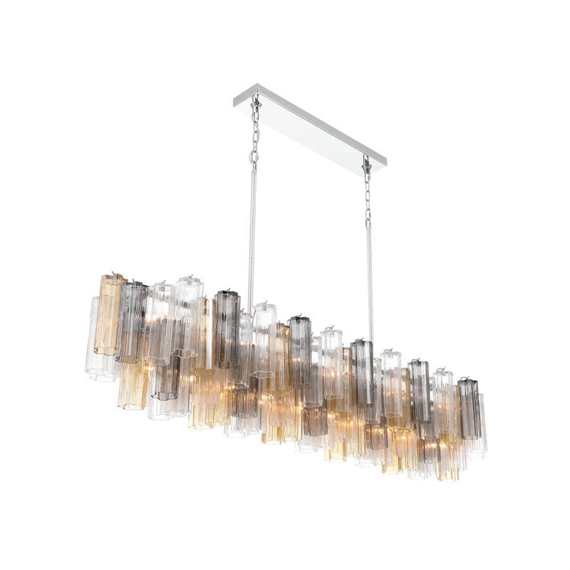 Addis Large Linear Chandelier by Crystorama