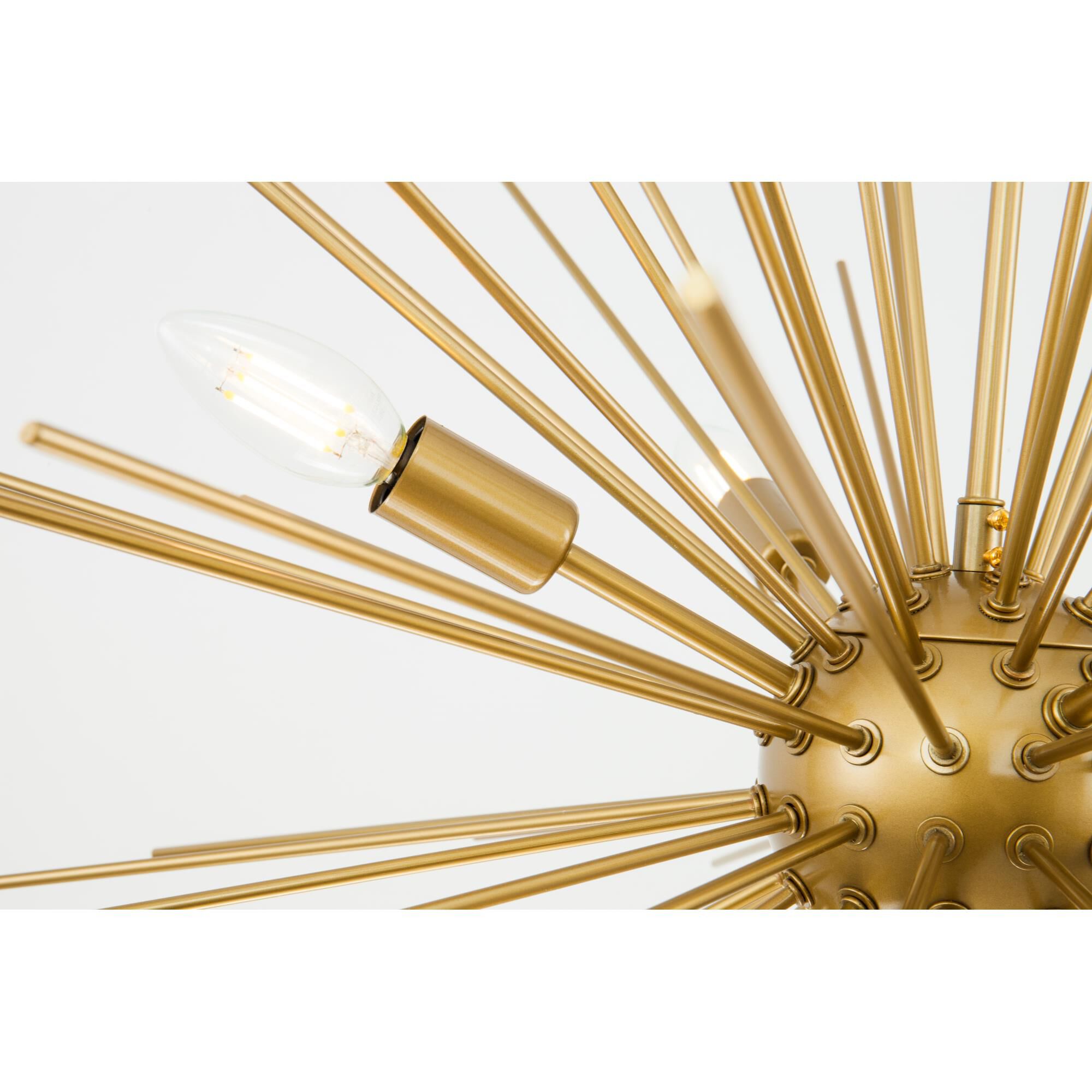 Timber 30 Inch Large Pendant by Elegant Lighting