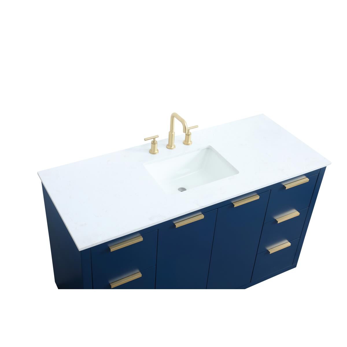 Shown in Blue finish