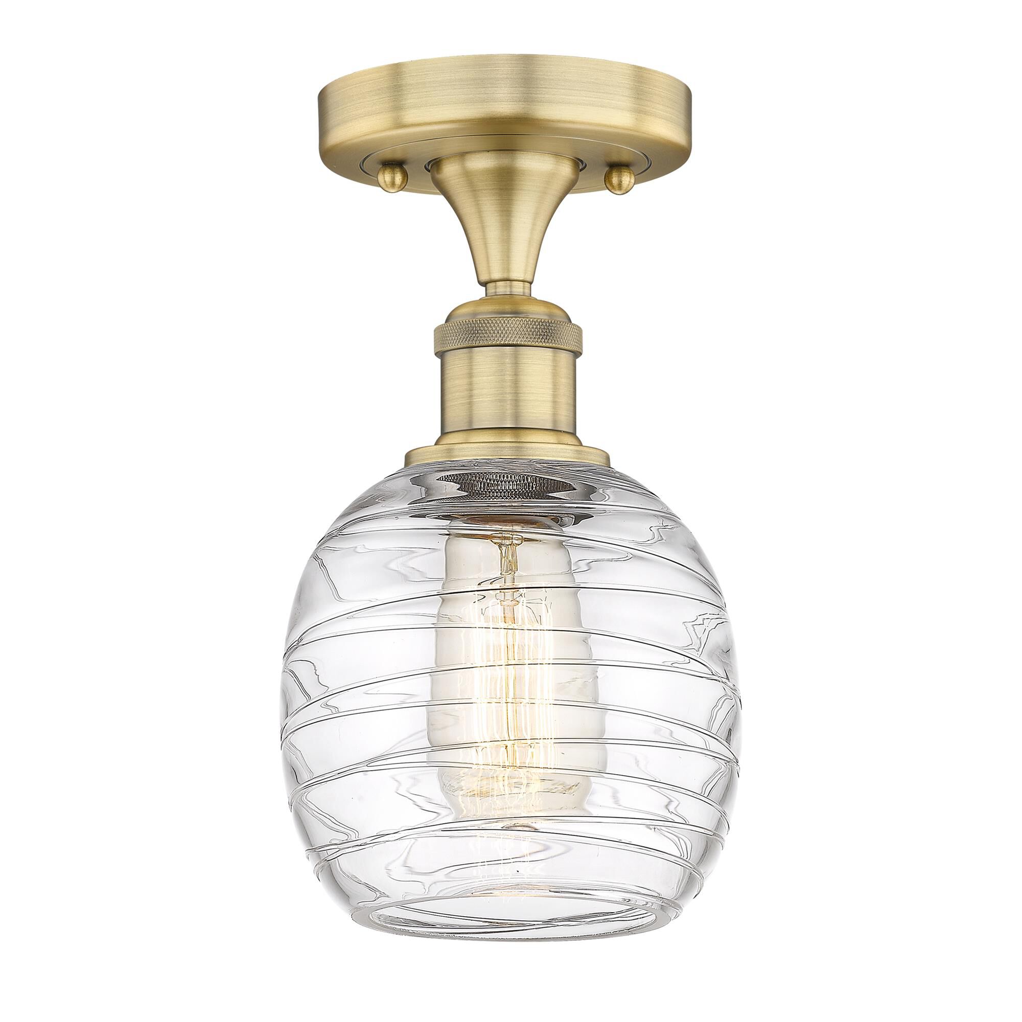 Bruno Marashlian Belfast 6 Inch 1 Light Semi Flush Mount by Innovations Lighting