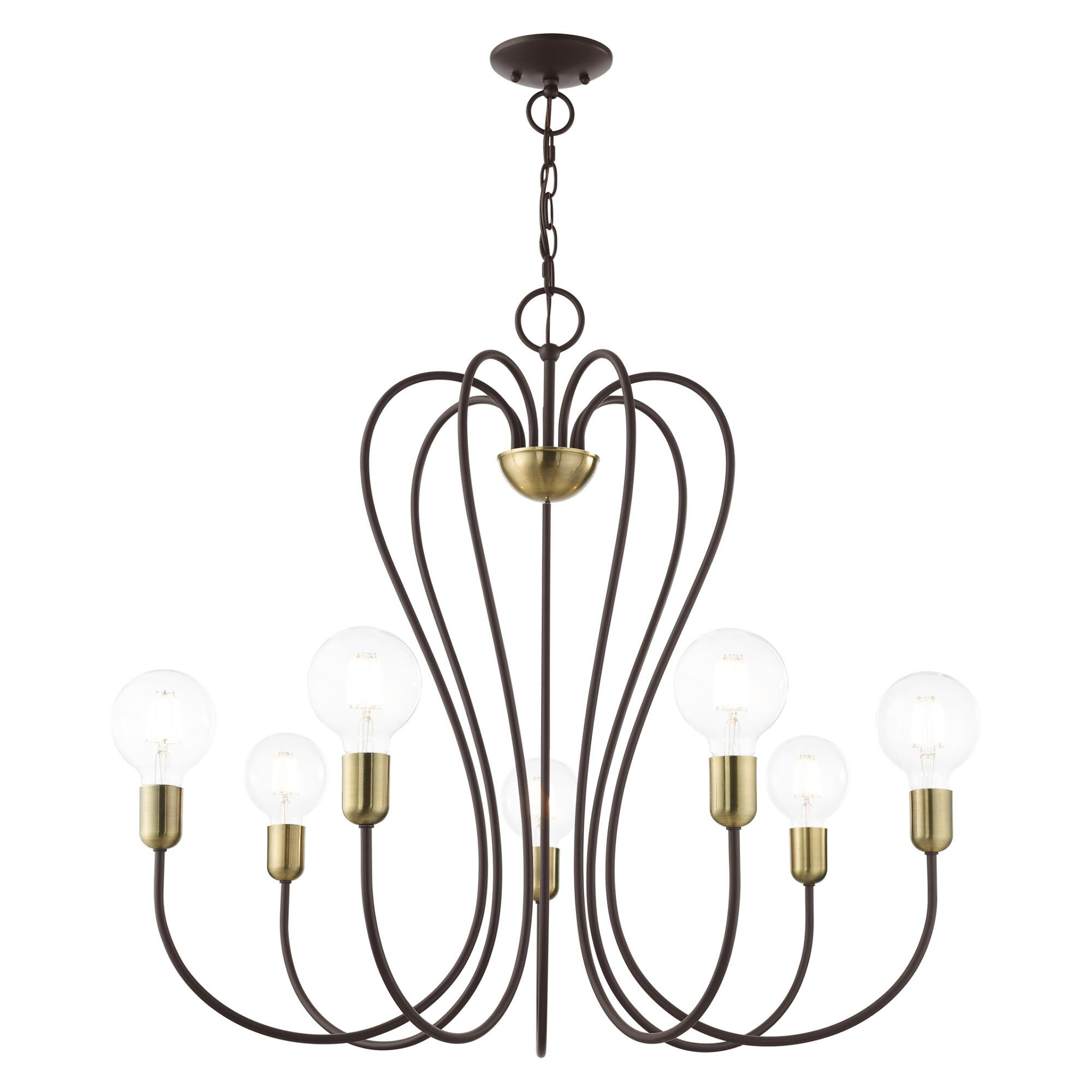 Lucerne 7 Light Chandelier by Livex Lighting