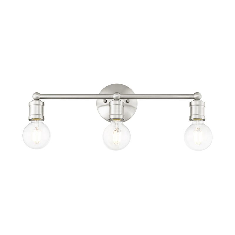 Lansdale 20 Inch 3 Light Bath Vanity Light by Livex Lighting