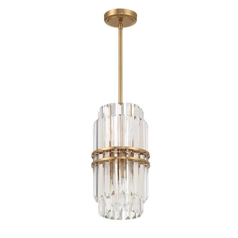 Hayes Small Lantern Pendant by Crystorama