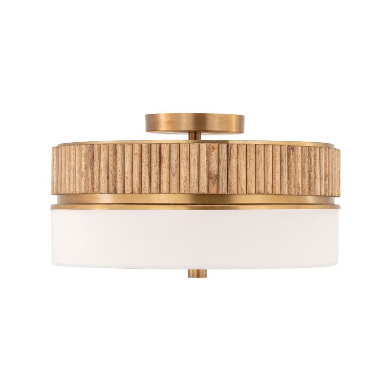 Nebri 15 Inch Semi Flush Mount by Minka Lavery